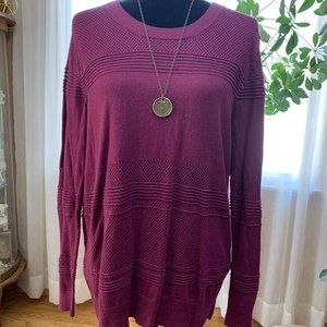 41 Hawthorn Rowan Textured Cotton Pullover